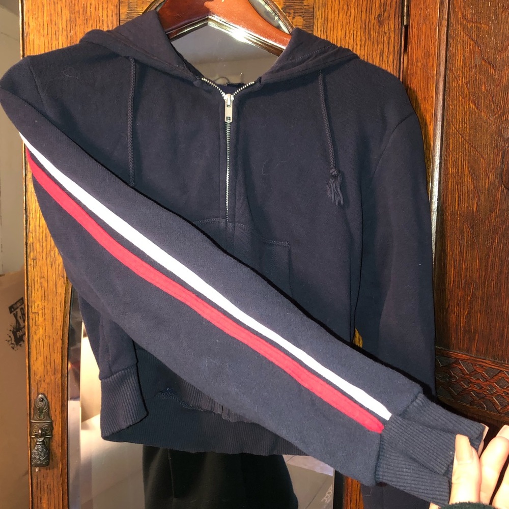 Cropped Zip Up Jacket - image 1